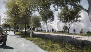 Artist render of streetscape thumbnail